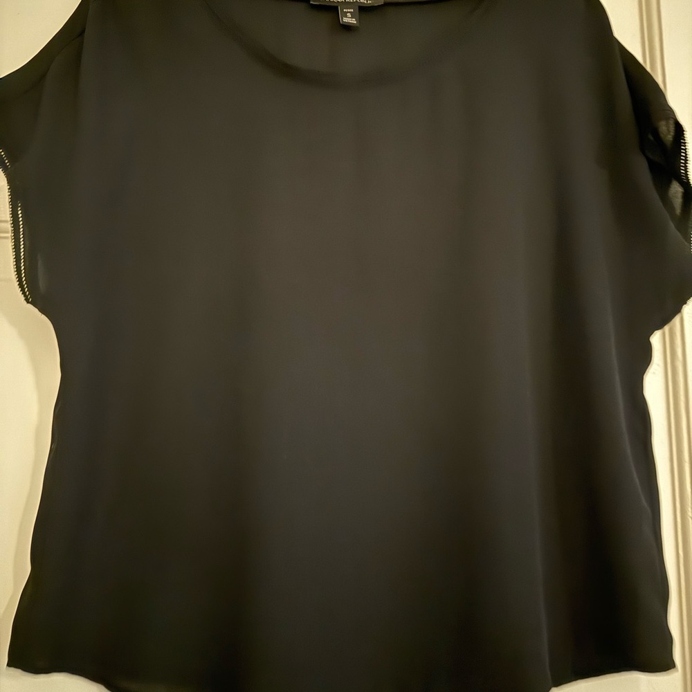 Banana Republic Black Boxy Blouse
